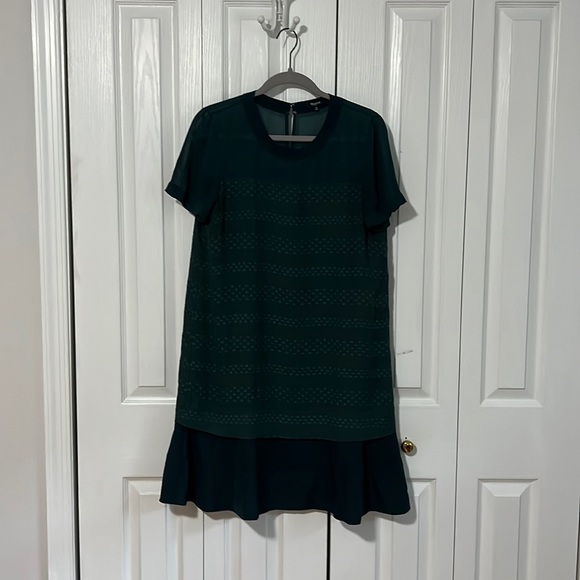 Madewell green dress size medium. 100% polyester - Picture 1 of 3